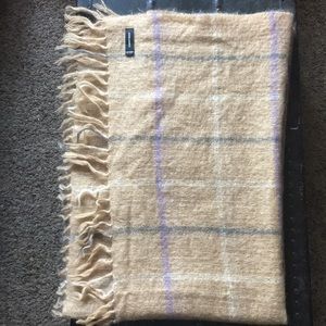 *NWOT* John Hanly Tan Throw Blanket